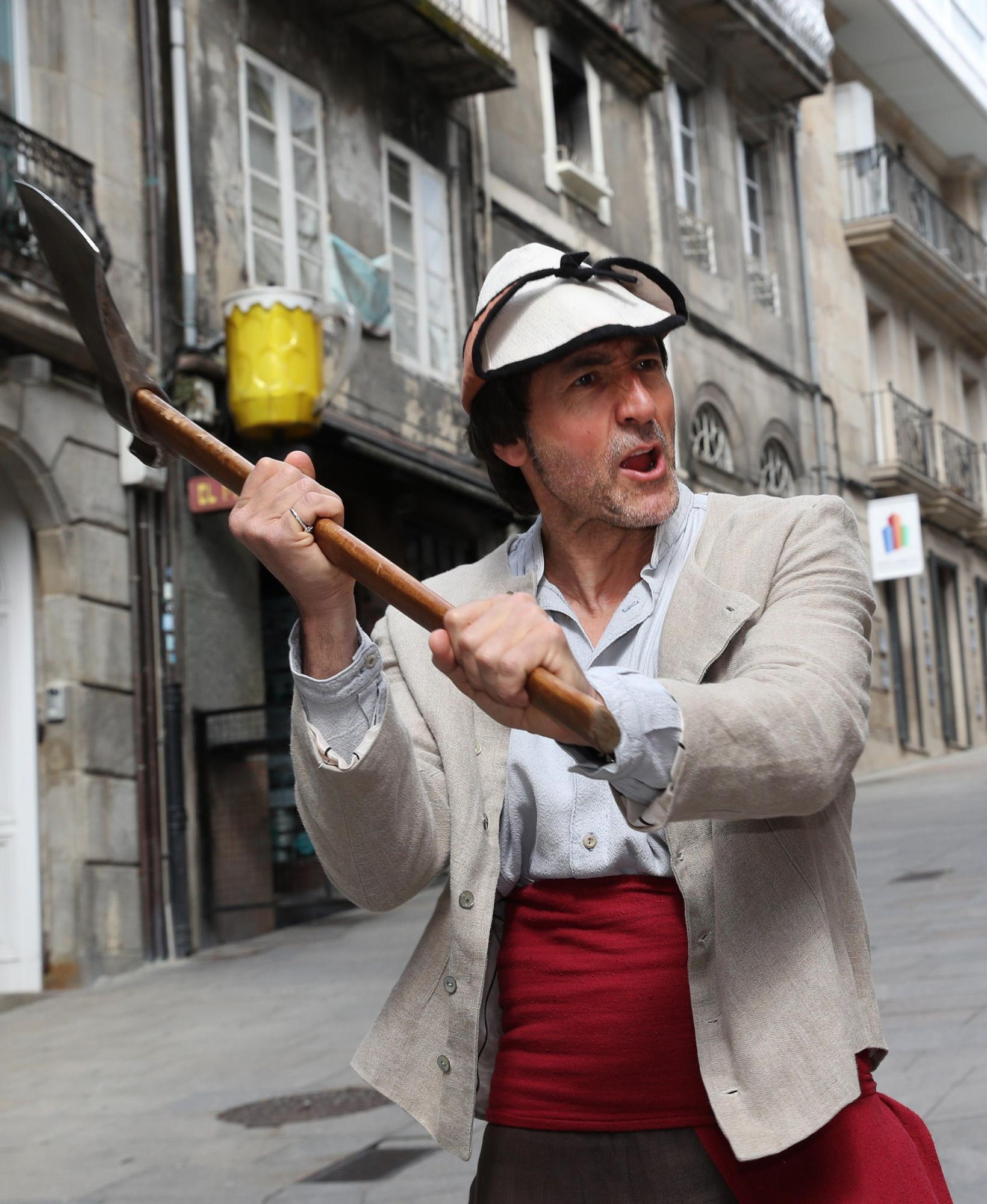 Los portagonistas de la Reconquista de Vigo: Carolo
