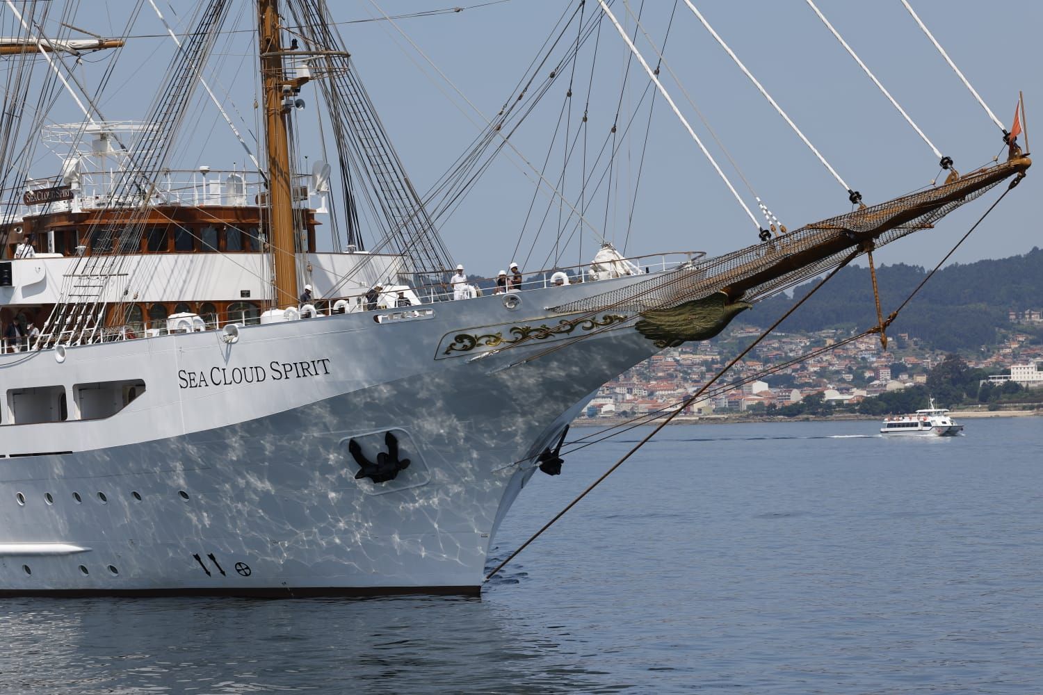 Modernidad y clasicismo se unen en Vigo con el 'Ventura' y el 'Sea Cloud Spirit'