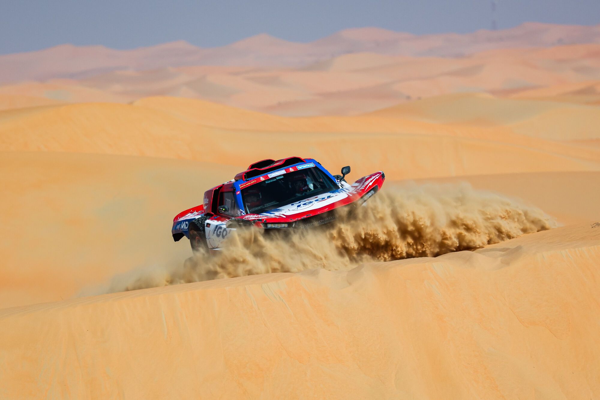 233 VITSE Simon (fra), DELFINO Max (fra), MD, Solurent MD Rallye Sport, Ultimate, action during the Stage 10 of the Dakar 2025 on January 15, 2025 between Haradh and Subaytah, Saudi Arabia - Photo Florent Gooden / DPPI AFP7 15/01/2025 ONLY FOR USE IN SPAIN. FLORENT GOODEN / DPPI Media / AFP7 / Europa Press;Auto;DAKAR;Motorsport;rally;RALLY-RAID;SAUDI ARABIA;DAKAR 2025 - STAGE 10;