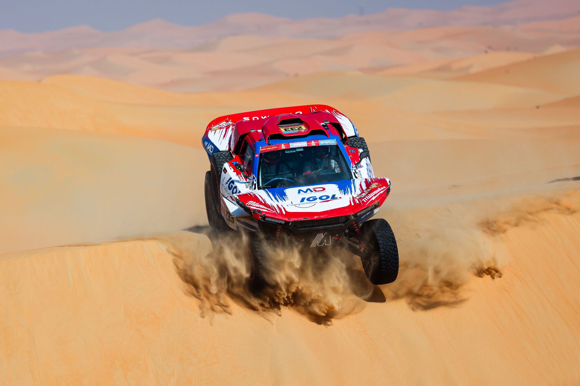 233 VITSE Simon (fra), DELFINO Max (fra), MD, Solurent MD Rallye Sport, Ultimate, action during the Stage 10 of the Dakar 2025 on January 15, 2025 between Haradh and Subaytah, Saudi Arabia - Photo Florent Gooden / DPPI AFP7 15/01/2025 ONLY FOR USE IN SPAIN. FLORENT GOODEN / DPPI Media / AFP7 / Europa Press;Auto;DAKAR;Motorsport;rally;RALLY-RAID;SAUDI ARABIA;DAKAR 2025 - STAGE 10;
