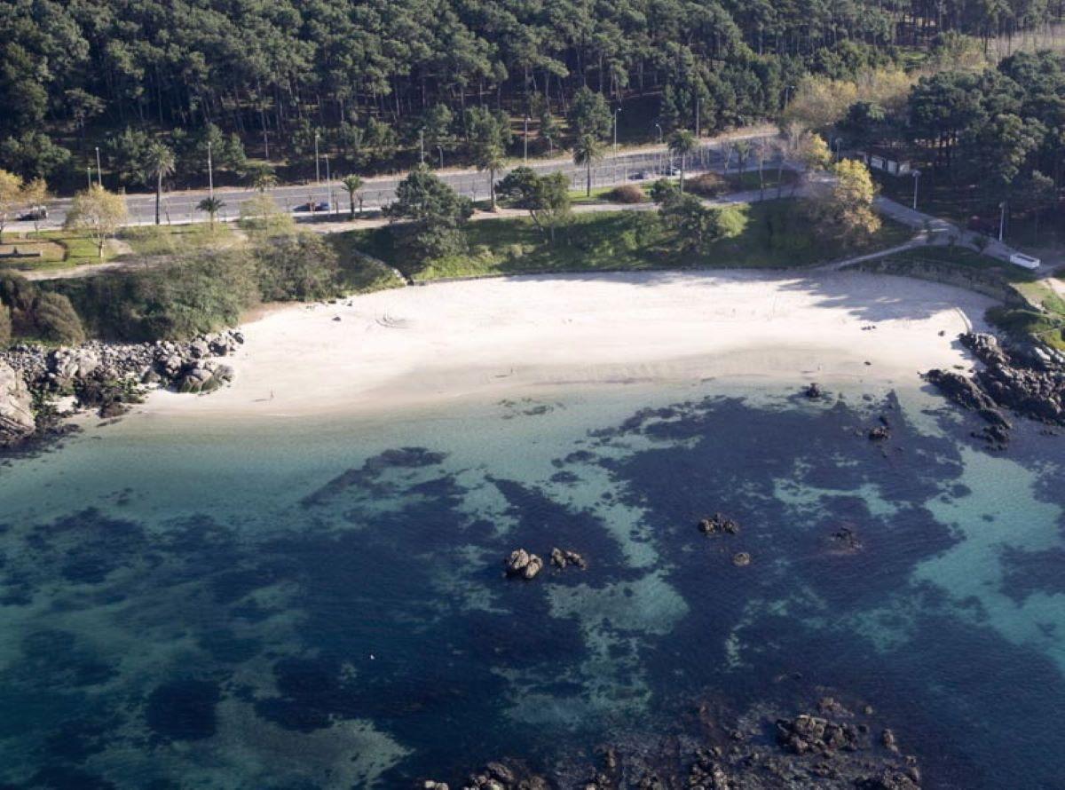 Playa Tombo do Gato, en Vigo.