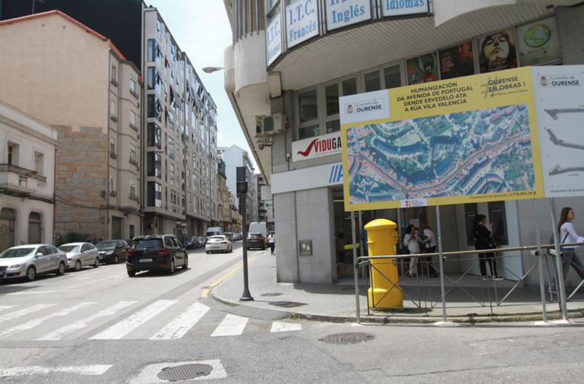 Cartel obra de avenida Portugal. |  Iñaki Osorio