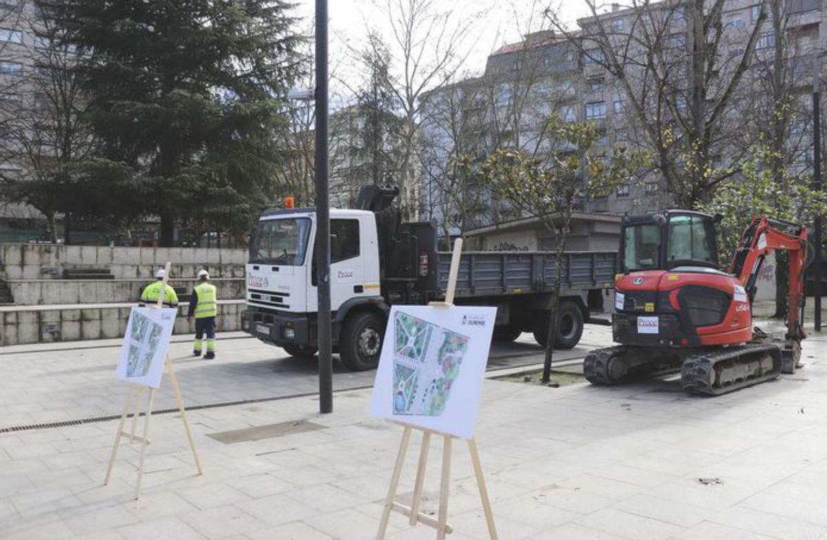 Inicio obra de Jardín Posío. |  Iñaki Osorio