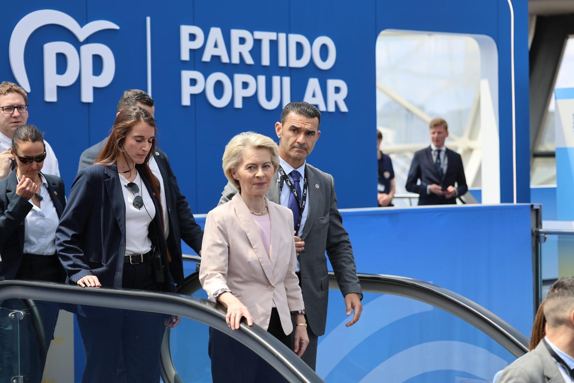 La primera jornada del congreso del PPE en València, en imágenes