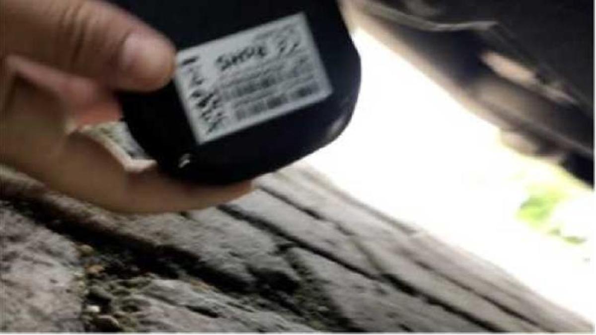 Imagen de un GPS encontrada en el teléfono de Chahinez Kadid