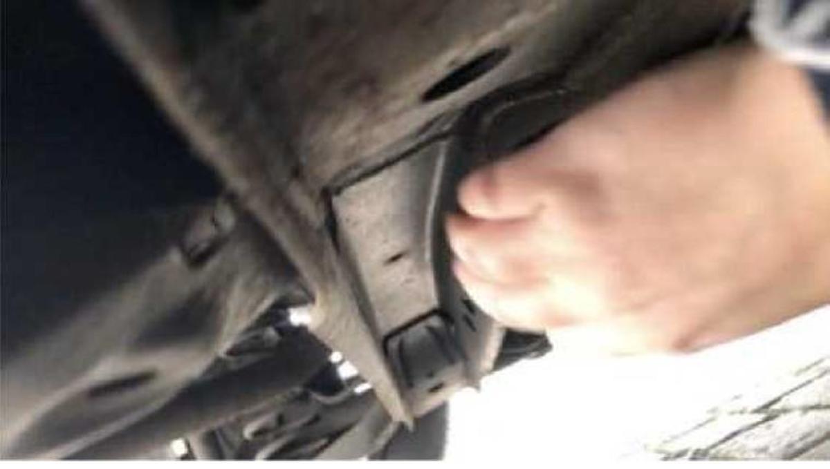 Imagen de un GPS encontrada en el teléfono de Chahinez Kadid
