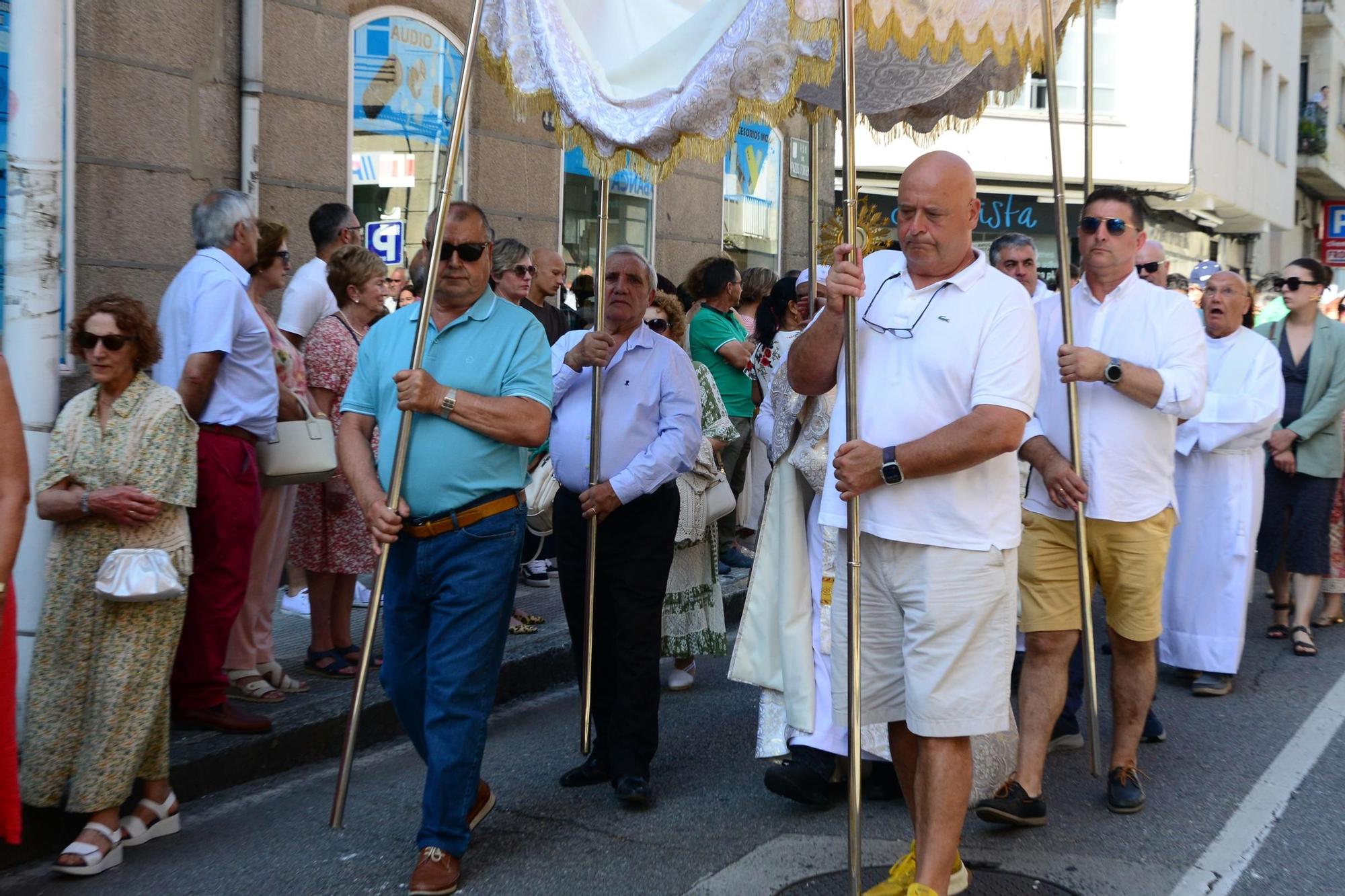 La procesión del Corpus en Bueu