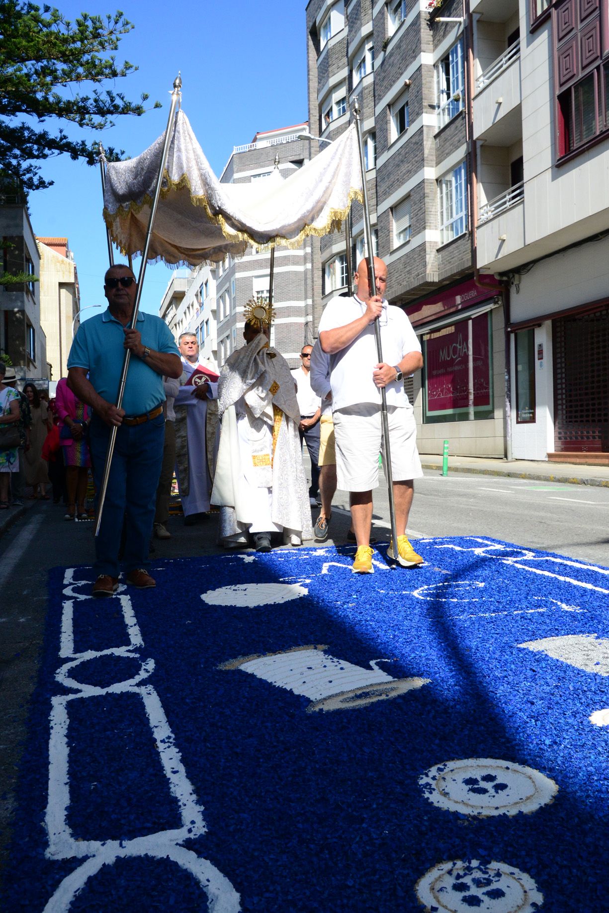 La procesión del Corpus en Bueu