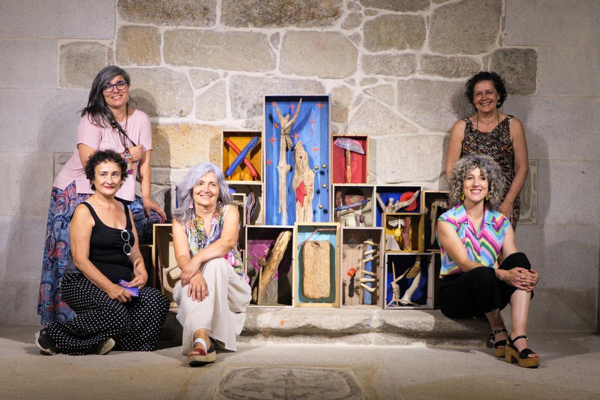 Exposición de «Artistas en acción» en la Capela dos Hospital.