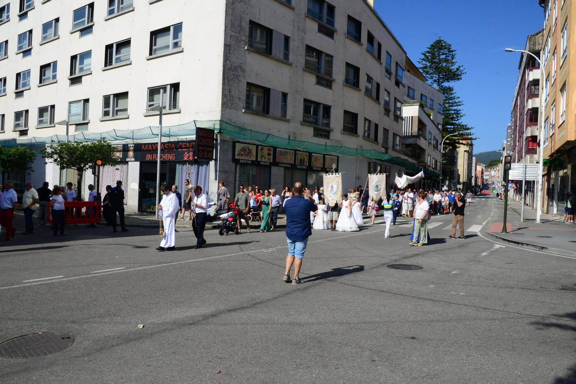 La procesión del Corpus en Bueu