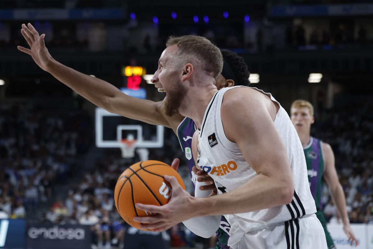 Musa anotó cuatro triples en el primer cuarto del Real Madrid-Unicaja.