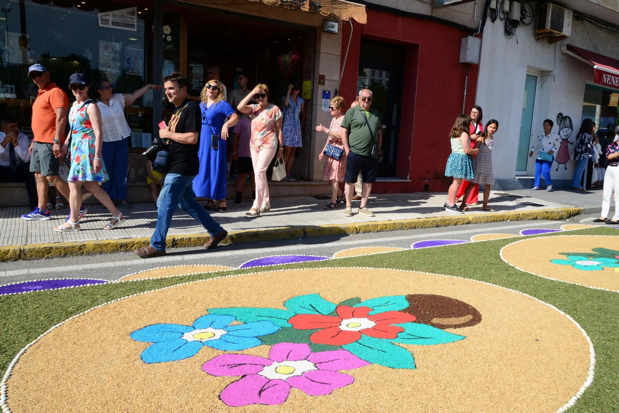 La procesión del Corpus en Bueu