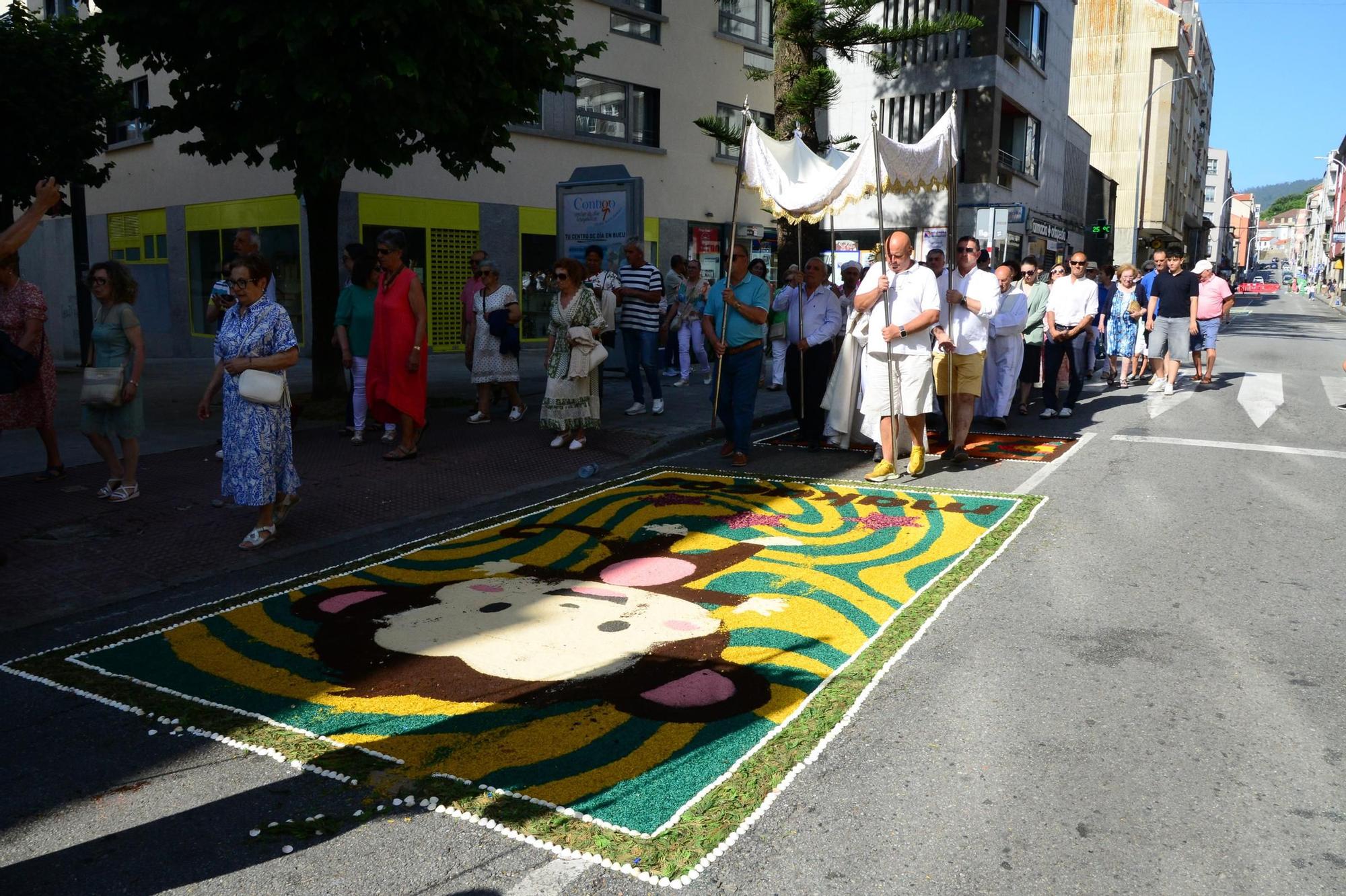 La procesión del Corpus en Bueu
