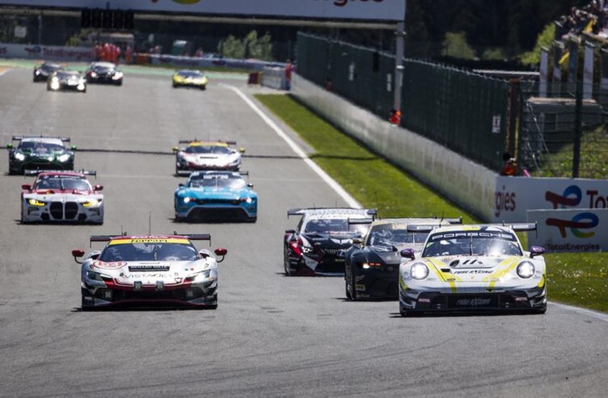 Los LMGT3 rodando en Spa-Francorchamps