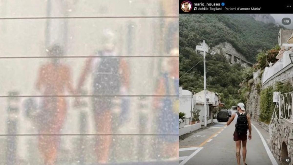 Mario Casas y Melyssa Pinto, de la mano y enamorados en Positano, Italia