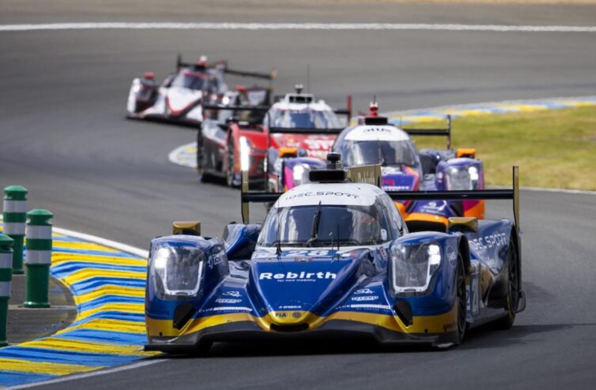 Los LMP2 rodando en pista