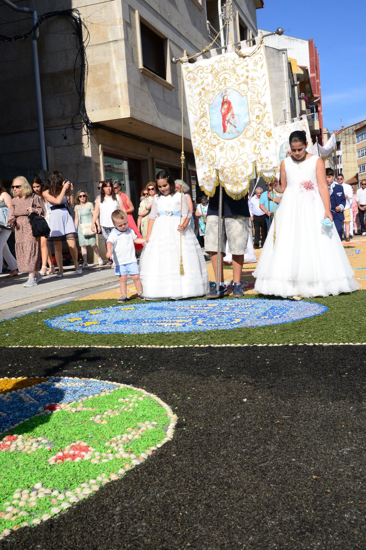 La procesión del Corpus en Bueu
