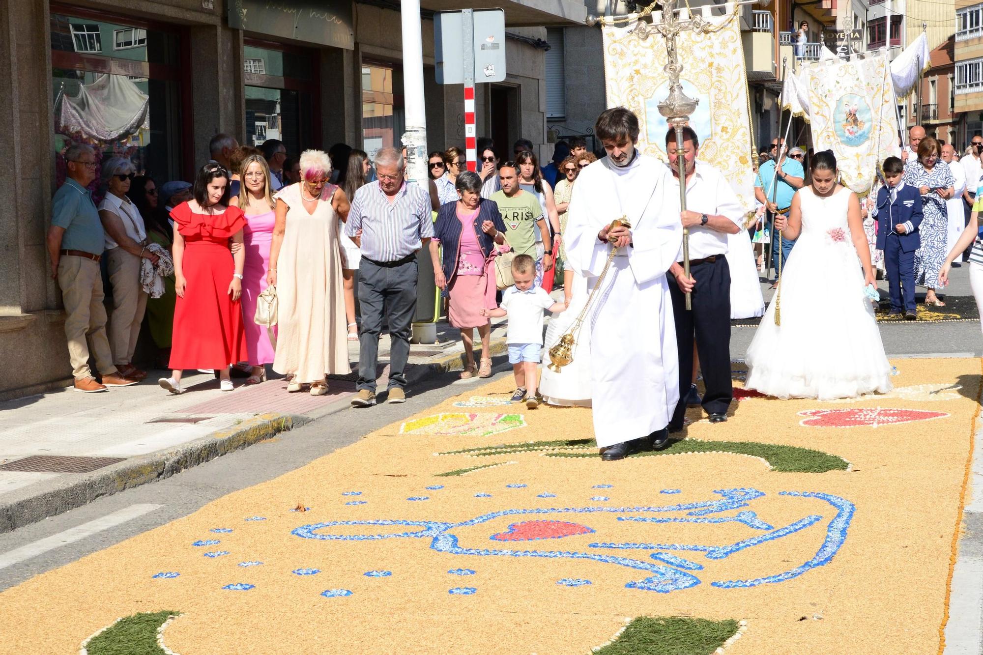 La procesión del Corpus en Bueu