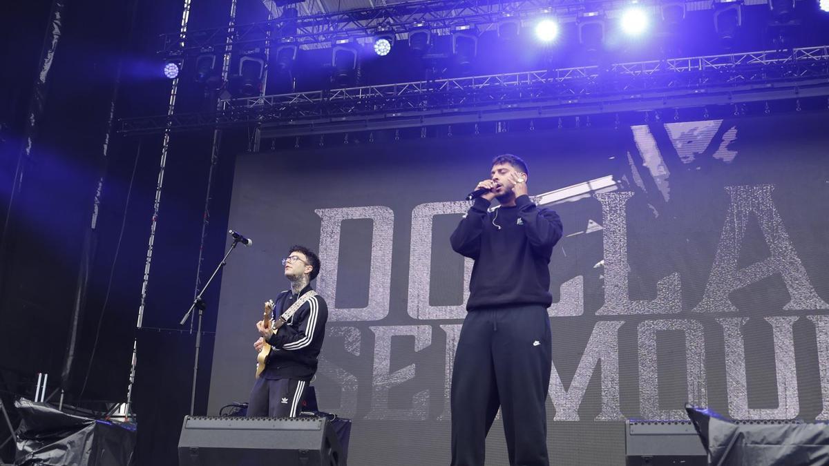 Dollar Selmouni durante su concierto en O Son do Camiño 2025