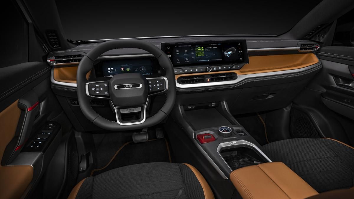 Interior del nuevo Jeep compass 4xe