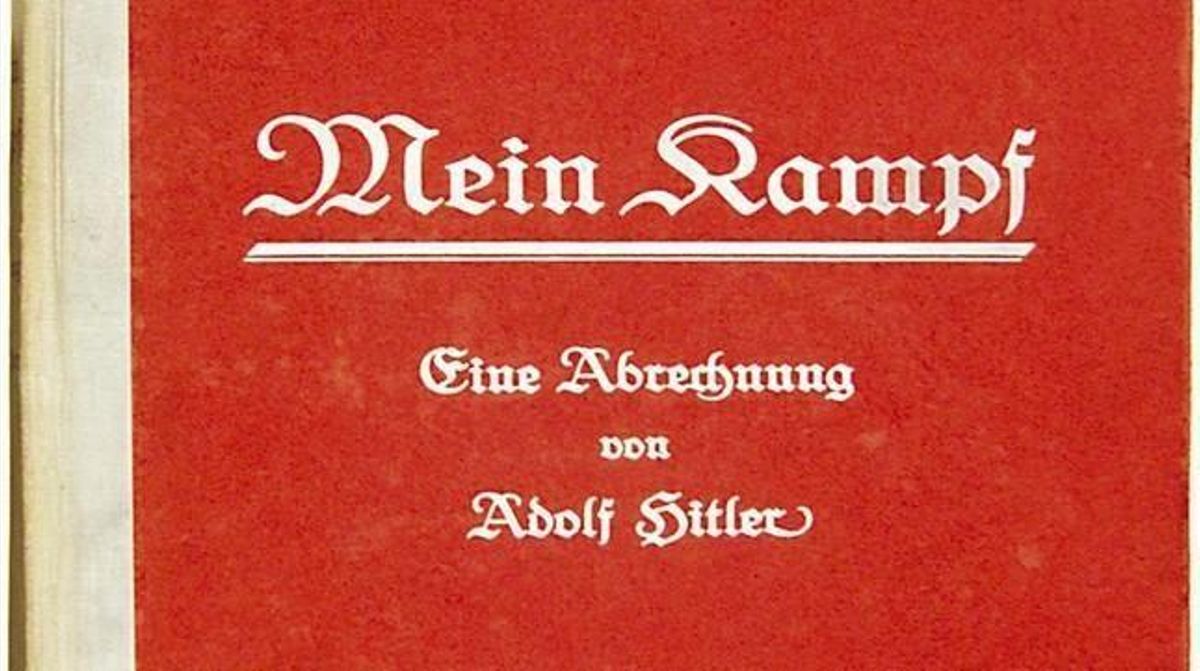Imagen de la portada de la primera edición de 'Mein Kampf'