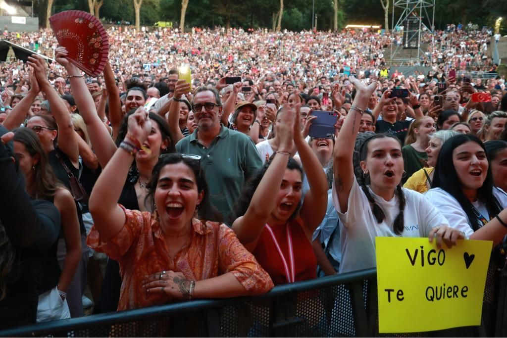 Vanesa Martín emociona a un parque de Castrelos a rebosar